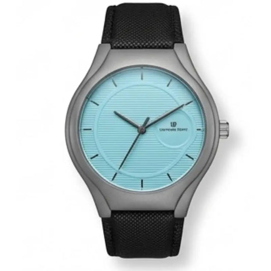Universe Point Leather Strap Watch